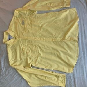 Columbia Men's Yellow Lightweight Shirt Jacket